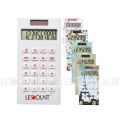 8 chiffres Calculatrice de poche à double puissance avec impression colorée (LC336)